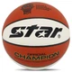 Баскетбольный мяч №6 STAR CHAMPION Полиуретан для зала для улицы оранжевый BB316-25 - изображение 1