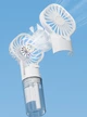 Портативний акумуляторний вентилятор зволожувач 2в1 Cool Breeze White - изображение 4