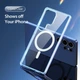 Чехол для Samsung Galaxy S25 Ultra Dux Ducis Clin Mag Series Clear Case with MagSafe Прозрачный - изображение 2