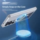 Чехол для Samsung Galaxy S25 Ultra Dux Ducis Clin Mag Series Clear Case with MagSafe Прозрачный - изображение 4