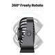Портативный USB мини-вентилятор Topk с вращением на 360° Розовый - изображение 2