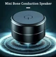 Вібраційна Bluetooth міні колонка 3W / BT 5.3 / TWS / з ремінцем Silver - зображення 4