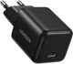 Сетевое зарядное устройство Ugreen X512 USB-C 20W PD3.0 QC4.0 GaN Fast Charger Black (UGR-55553) - изображение 1