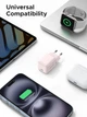 Сетевое зарядное устройство Ugreen X512 USB-C 20W PD3.0 QC4.0 GaN Fast Charger Pink (UGR-55556) - изображение 6