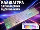 Клавиатура проводная Yelandar AN-T20 с LED подсветкой от USB 8923 - изображение 1