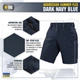 Шорты M-Tac Aggressor Summer Flex Dark Navy Blue Размер XS - изображение 2
