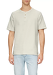 Футболка s.Oliver Waffle Henley Neck T-Shirt M Білий 2161840-0330 - изображение 1