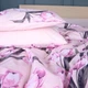 Простынь MirSon Бязь 17-0744 Pink Tulips 150х220 см (2200010845259) - изображение 4