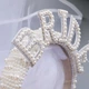 Комплект обруч корона BRIDE та фата на дівич-вечір - изображение 7