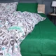 Простынь MirSon Бязь 17-0589 Dollars 180x220 (2200007048212) - изображение 1