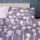 Простынь MirSon полуторная 150x220 см 17-0706 Silver Petals Ranforce Elite (2200010619348) - изображение 3