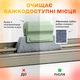 Щітка для миття вікон та важкодоступних місць губка ручна для чищення віконних канавок BRS Green MIX - зображення 2