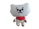 Плюшевая мягкая корейская игрушка 35 см альпака RJ Эрджей BT21 группы BTS талисман K-POP (00238) - изображение 2