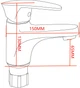 Смеситель для раковины FORMIX Alfa PL FMHO0807CR - изображение 2