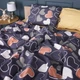 Простынь MirSon Бязь 17-0720 Ashen Hearts 150х220 см (2200010686012) - изображение 3