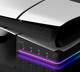 Мультифункціональна RGB горизонтальна підставка IPega PG-P5S021 для Playstation 5 Slim та PS5 Pro чорна - зображення 4