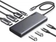 USB-хаб Ugreen CM639 USB-C to 2xUSB 3.2 + 2xUSB-C 3.2 10 Gbps + 2xHDMI + DP 4K 60Hz + 100W PD Gray (UGR-35625) - изображение 2