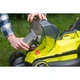 Газонокосилка аккумуляторная Ryobi ry18lmx40b-0, one+ 18в, 40см, 40л, 18.2кг, 25-70мм, бесщет., мульчирование, до 400м2 (без акб и зу) 5133005479 - изображение 3