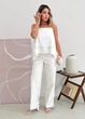 Топ с воланами белый ART KNIT Fashion, One Size 040441 - изображение 11