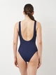 Купальник слитный женский Puma Swim Women Swimsuit 1P 90768501 XL Navy (8718824818610) - изображение 2