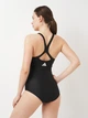 Купальник слитный женский Adidas 3S Mid Suit C JE4384 34 Black/White (4067901608045) - изображение 2