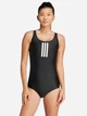 Купальник слитный женский Adidas 3S Mid Suit C JE4384 34 Black/White (4067901608045) - изображение 4