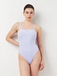 Купальник слитный женский Adidas Iconisea Swimsu JF6330 40 Vioton (4067901785555) - изображение 1