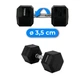 Гантель шестигранная Thunder 20 кг (HEXAGONAL-DUMBBELLS-20KG) - изображение 5