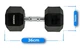 Гантель шестигранная Thunder 17,5 кг (HEXAGONAL-DUMBBELLS-17,5K) - изображение 3