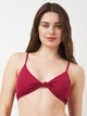 Купальник раздельный женский Trendyol TBESS25BT00104 38 Бордовый (8684737036291) - изображение 3