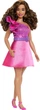 Лялька Барбі Модниця Шатенка в рожевій блискучій сукні Barbie Fashionistas 65th Anniversary Pink Sparkly Dress, Curvy Brown Hair 225 (HRH22) (HRH22) - зображення 1