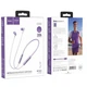 Беспроводные Bluetooth наушники Hoco ES69 Platinum neck-mounted BT5.3, 20h для бега для спорта Purple - изображение 4