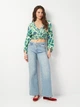 Рубашка женская Zara 3176/335 L Зеленая (03176335330048) - изображение 3