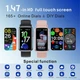 Смарт-годинник Timu T32 для Android iOS, 1,47-дюймовий SmartWatch IP68, SpO2/монітор сну, 165+ циферблатів - зображення 4