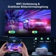 Проектор Full HD 1080P, 5000 люменів, підтримується 4K, 5G/2.4G Dual WiFi Bluetooth, білий - изображение 4