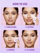 Спонж для нанесения пудры сиреневый Sheglam Insta-Ready Powder Puff 3 шт - изображение 3