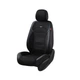Накидки на сиденья авто 5D ELEGANT VERONA 700 146 черные (алькантара + эко-кожа) ПОЛЬША - изображение 2