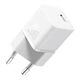 Мережевий зарядний пристрій Baseus GaN5 Fast Charger(mini) 1C 20W EU White (CCGN050102) - изображение 1