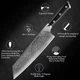 Японський ніж Santoku з дамаської сталі у подарунковій упаковці TURWHO 8,5" універсальний (VG10 Steel"8,5U) - зображення 3