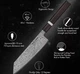 Японський ніж Santoku з дамаської сталі у подарунковій упаковці TURWHO 7" мясо/риба (VG10 Steel"7MF) - зображення 9