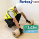 Картон малярный, защитный Fortex Floor 220 1,2х25 м, 30 м2, 220 г/м2 - изображение 8