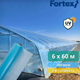 Полиэтиленовая пленка Fortex 6х60 м, 200 мкм, УФ-стабилизированная, синяя - изображение 5