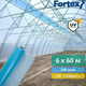 Полиэтиленовая пленка Fortex 6х60 м, 200 мкм, УФ-стабилизированная, синяя - изображение 7