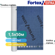 Диффузионная мембрана Fortex Extra + 2 Tape, 1,5х50 м, 75 м2, синяя/белая, 140 г/м2 - изображение 3