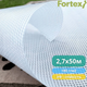 Армированная пленка Fortex 2,7х50 м, 135 м2, 180 г/м2, прозрачная - изображение 3
