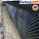 Дренажная мембрана для фундамента с геотекстилем Fortex Dren 250 кН, 2х20 м, 40 м2 - изображение 8