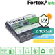 Агротекстиль тканый Fortex AgroTex, черный, 2,10х5 м, 10,5 м2 - изображение 2