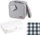 Сумка для обедов Bergner Walking business 23х22х13.5 см (5 предметов) Серая (BG-3652-GY) - изображение 1