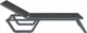 Шезлонг полипропиленовый Siesta Rio Dark Grey Black - изображение 2