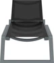 Шезлонг полипропиленовый Siesta Rio Dark Grey Black - изображение 5